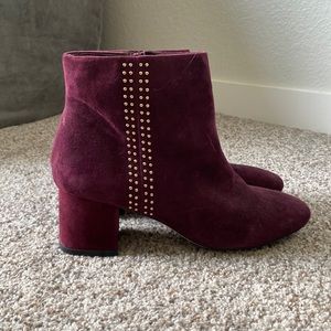 White House Black Market Purple Booties